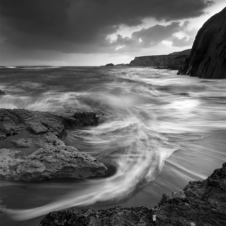 Secret Beach, Antrim, Northern Ireland, causeway coast